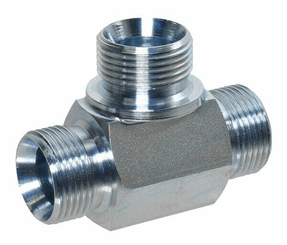 Pièces agricoles - Hydraulique - Raccord T male BSP 1