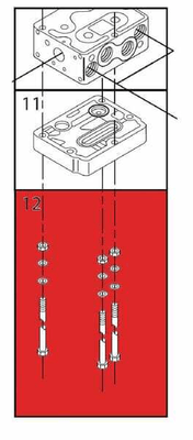 Pièces agricoles - Hydraulique - Kit de montage 157-B-8001 1PVB