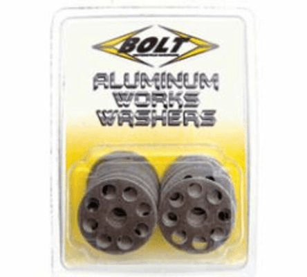 Pièces Quad & Motos - Outillage - Rondelle perçée aluminium Bolt par 10