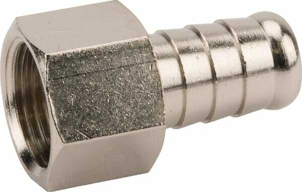 Pièces agricoles - Pièce pneumatique - Embout de tuyau 12 mm x 3/8"