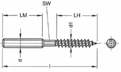 Pièces agricoles - Fasteners - Cheville tête ronde M6 / 5x50mm Tx25, Kramp