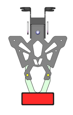 Pièces Quad & Motos - Equipement véhicule - Support de plaque V PARTS noir - Yamaha MT-07