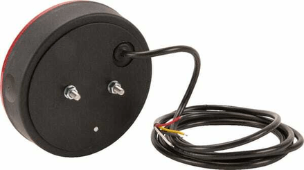 Pièces agricoles - Eclairage - Feu multifonction arrière LED 12V rond câblé Ø 142mm, Kramp