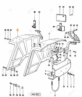 Pièces agricoles - Cabine et structure - AILE