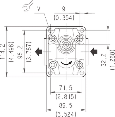 Pièces agricoles - Hydraulique - Moteur KM20.11, 2R0-82E2-LGD/GD-N