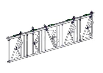 Accessoires et options matériel  - Matériel d'élevage - autre - PANNEAU SAFETY IV 5P./3.80M SANS EMBOUT ET MANETTE