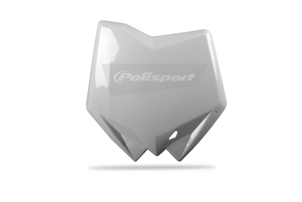 Pièces Quad & Motos - Plastiques - Plaque numéro frontale POLISPORT blanc Husqvarna