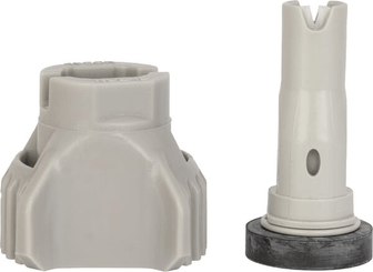 Pièces agricoles - Pièce Pulvérisateur - Jeu de buses à injection d'air (8 pièces) HDRX-A 120° 06 gris
