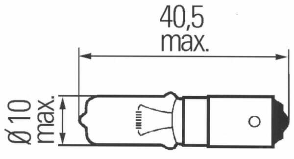 Pièces agricoles - Eclairage - Ampoule H21W - 12V-21W - BAY9s