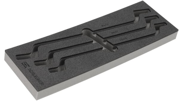 Outils - Outils divers - Insert en mousse pour jeu de clés polygonales doubles, 3 pièces (22-32 mm)