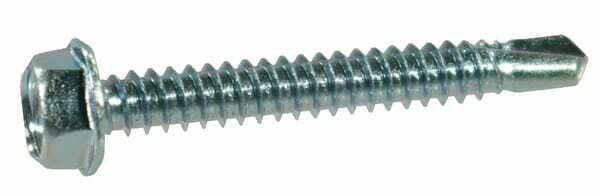 Pièces agricoles - Fasteners - Vis autoperforante, Ø 6,3x25 mm3/8", bride, acier inoxydable, DIN7504