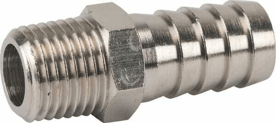Pièces agricoles - Pièce pneumatique - Embout de tuyau 12 mm x 1/4"