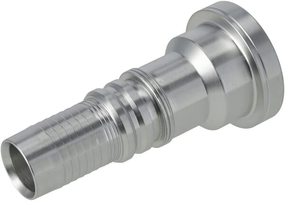 Pièces agricoles - Hydraulique - Raccord à sertir 4SH-DN32 avec bride ø63,5 mm