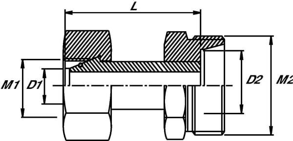 Pièces agricoles - Hydraulique - Raccord 16S - 25S