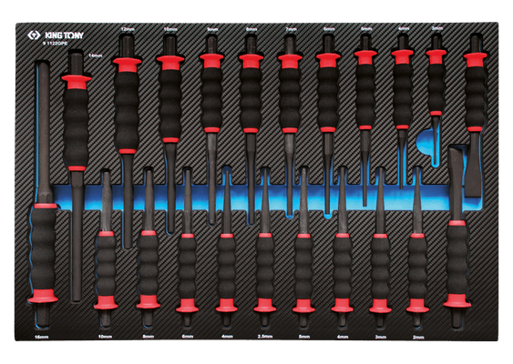Outils - Outils divers - Module mousse + PP 22 outils de frappe