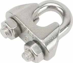 Pièces agricoles - Fasteners - Serre-câble en acier 6 mm inox-A4