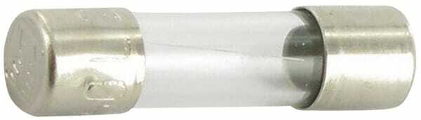 Pièces agricoles - Eclairage - Fusible verre 0,3A longueur 20mm pack 10x