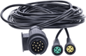 Jeu de câbles 5m, fiche 13 pôles -2x connecteur 5 pôles