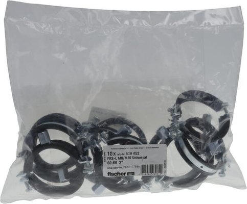 Pièces agricoles - Fasteners - Collier pour tuyau FRS-L 60-66 8/10 10pcs