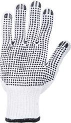 Vêtements et protections - Equipement - Gants de travail, taille 10/XL, 2 paires, blanc, Protect by Kramp