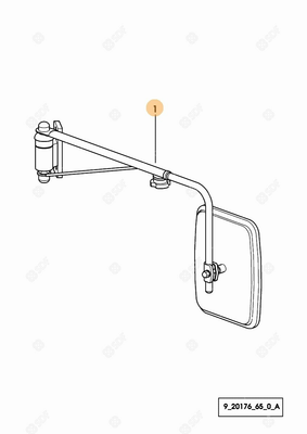 Pièces agricoles - Cabine et structure - RETROVISEUR