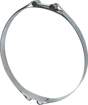 Pièces agricoles - Fasteners - Collier de serrage, 290-305 mm double boulon, double bande DIN912 zingué Kramp