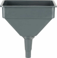 Pièces agricoles - Outils atelier - Entonnoir 4 litres rectangle tracteur PE gris