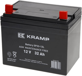 Pièces agricoles - Eclairage - Batterie 12V 4Ah 70A fermée Kramp