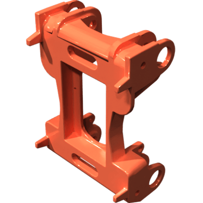 Pièces agricoles - Pièce divers - 180 mm griffe ductile en fer peint