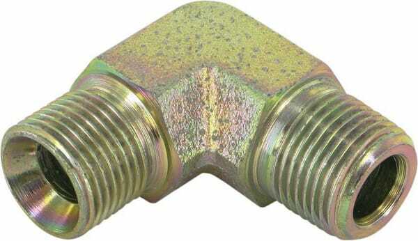 Pièces agricoles - Hydraulique - Raccord coudé 3/8 BSP x BSPT