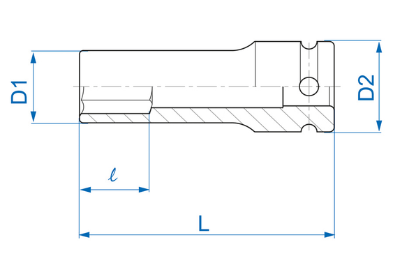 Outils - Outils divers - Douille choc 1/2" spéciale jante alu 17mm