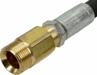 Pièces agricoles - Hydraulique - Tuyau+embout M22-11mm