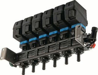 Pièces agricoles - Pièce Pulvérisateur - Gr. vannes 6 tr.+racc. fourche