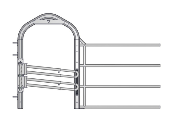 Accessoires et options matériel  - Matériel d'élevage - autre - AVANT EX4 PASSAGE WESTERN AVEC PORTILLON ANTI RETOUR DOUBLE