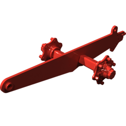 Pièces agricoles - Pièce divers - bras oscillant décalé -peint-