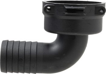 Pièces agricoles - Pièce Pulvérisateur - Raccord à fourche, femelle 90° AF7, embout de tuyau 40 mm