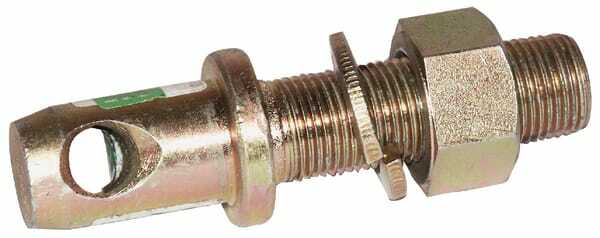 Pièces agricoles - Tracteur pièce adaptable - Axe de stabilisateur 22x103mm filetage: 3/4" UNFx57mm Kramp