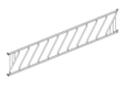 PACK DE 6 PANNEAUX OBLIQUE 10P./5M