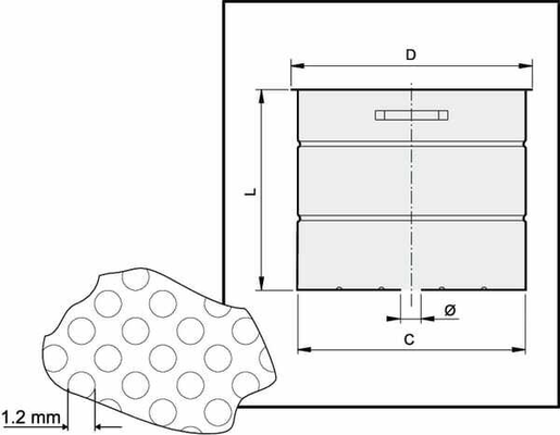 Pièces agricoles - Pièce Pulvérisateur - Panier-filtre inox