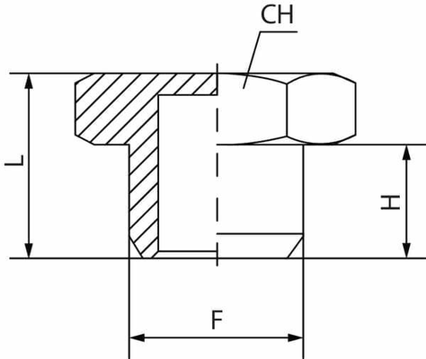 Pièces agricoles - Pièce pneumatique - Vis hex. de bouchon