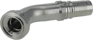 Raccord à sertir 4SH-DN40 avec flasque ø63,5 mm 45°