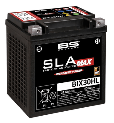 Pièces Quad & Motos - Electrique - Batterie BS BATTERY SLA Max sans entretien activé usine - BIX30HL