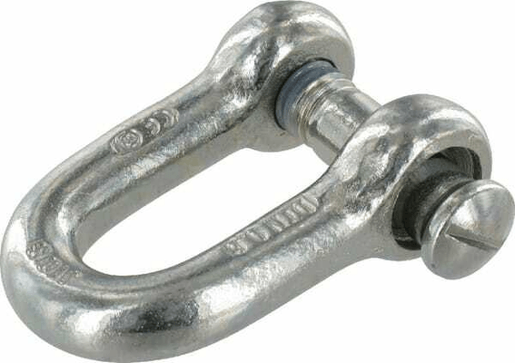 Pièces agricoles - Machines - Manille B 0,6 DIN82101 Zinc