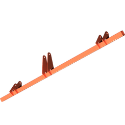 Pièces agricoles - Pièce divers - tube carré peint