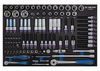 Outils - Outils divers - Module Mousse + PP 1/2 et 1/4" 98 pièces