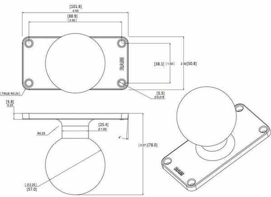 Pièces agricoles - Pièce Pulvérisateur - Plaque « D » rectangulaire