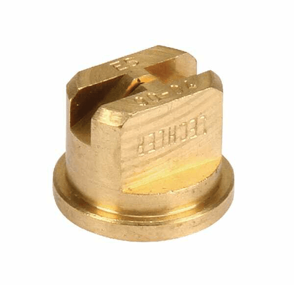 Pièces agricoles - Pièce Pulvérisateur - Buse à jet plat ES 80° 04 dorée laiton Lechler