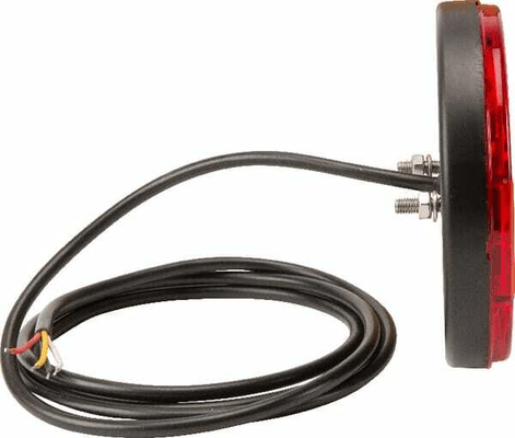 Pièces agricoles - Eclairage - Feu arrière multifonction LED, rond, 12-24V, Ø 140mm, Kramp