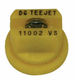 Buse à jet plat DG 110° 02 jaune acier inoxydable TeeJet