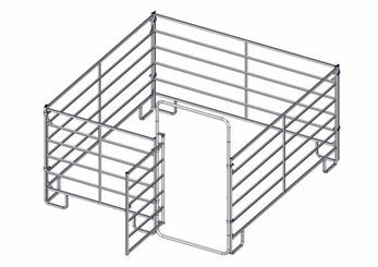 Materiels - Accessoires 100Kg-200Kg - PARC PANEL COMPLET 3X3M AVEC PASSAGE